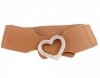 WAIST STRAP ON ELASTIC BAND DECORATIVE BUCKLE